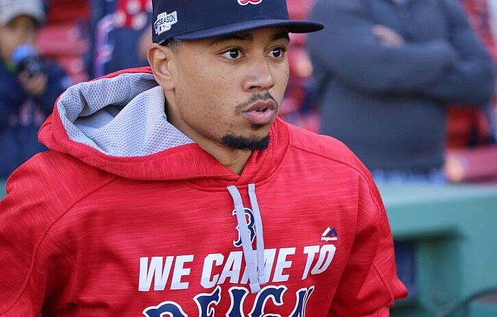 Red Sox outfielder Mookie Betts