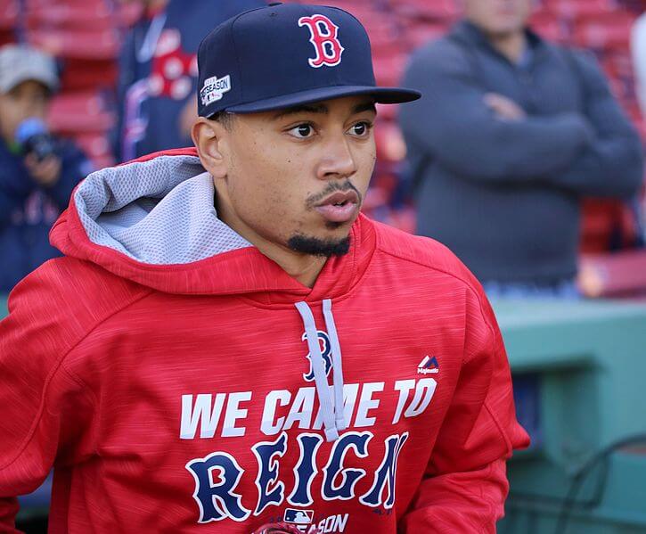 Red Sox outfielder Mookie Betts