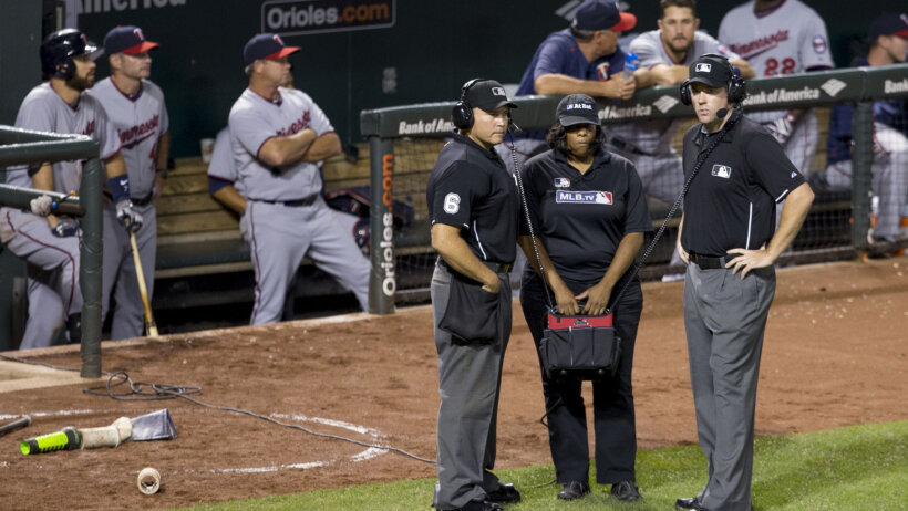Instant replay delay in the MLB