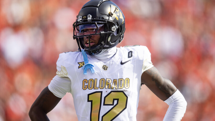 Colorado Buffalos wide receiver/cornerback Travis Hunter against the Arizona Wildcats