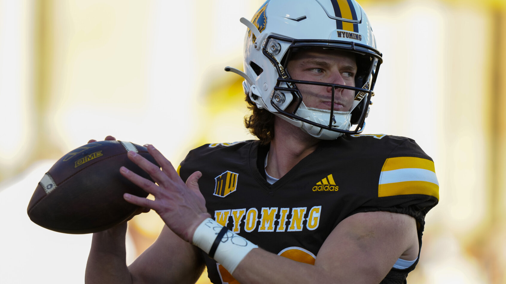 NCAA Football: Utah State at Wyoming