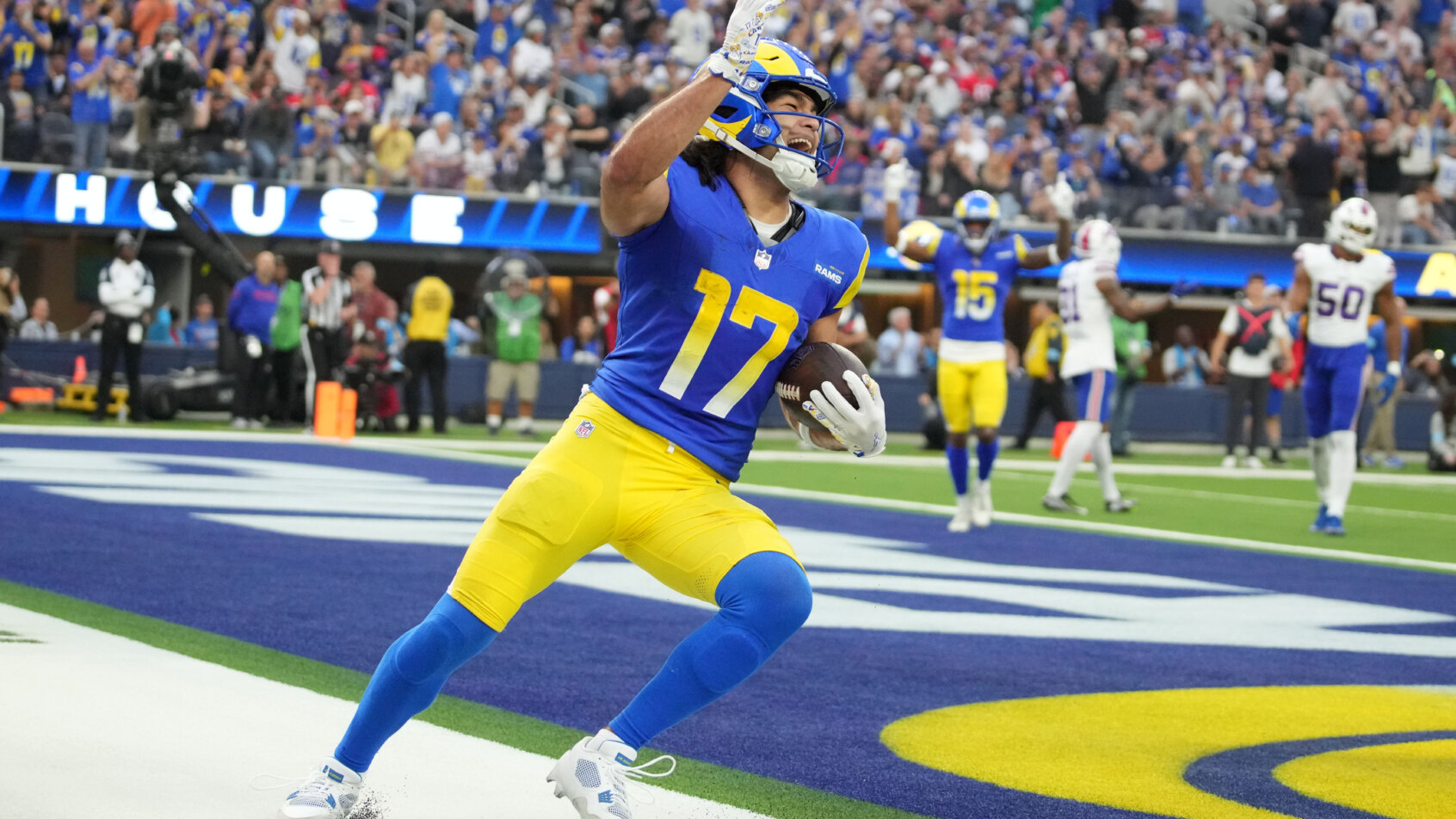 Puka Nacua TD celebration