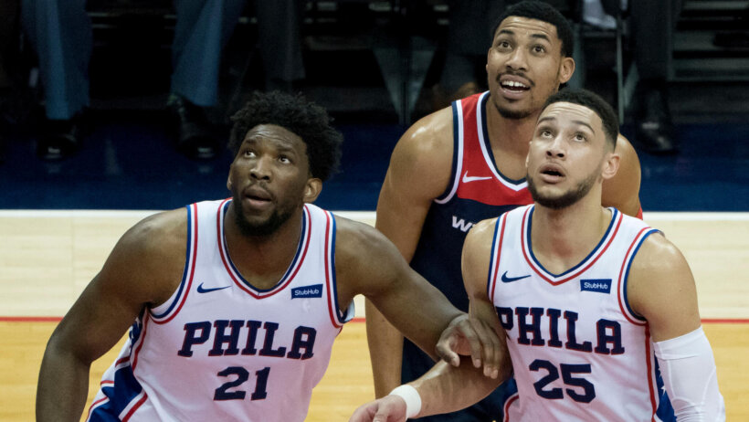 Joel Embiid and Ben Simmons