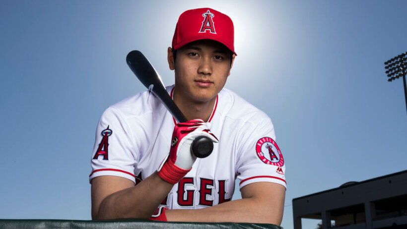 Closeup of Shohei Ohtani