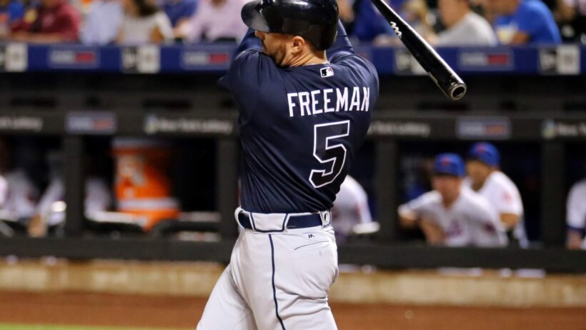 Braves first baseman Freddie Freeman