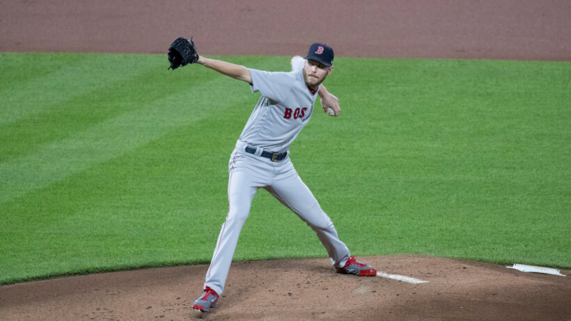 Red Sox pitcher Chris Sale