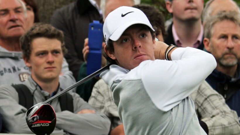 Rory McIlroy sticking his follow-through