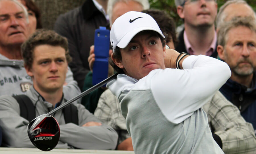 Rory McIlroy sticking his follow-through