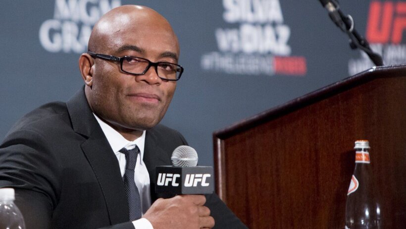 Anderson Silva at UFC press conference