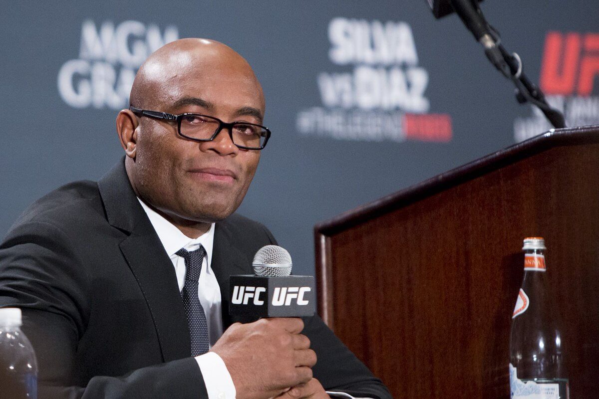 Anderson Silva at UFC press conference