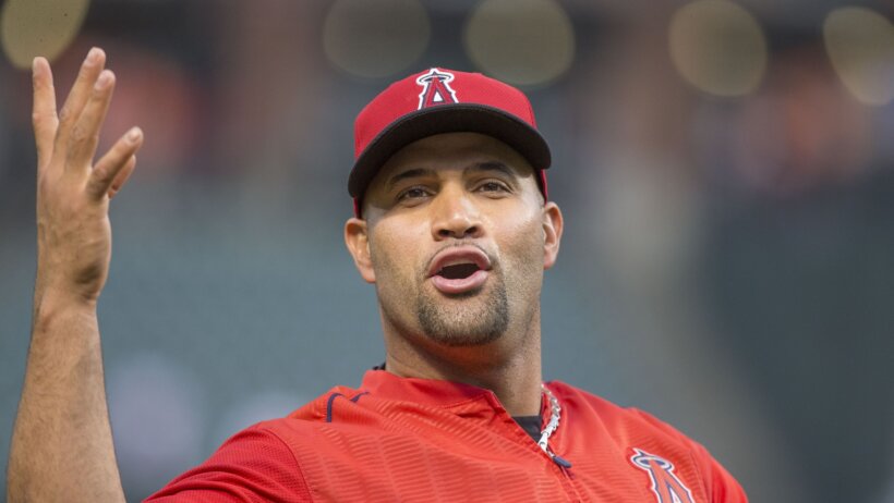 Albert Pujols gesturing