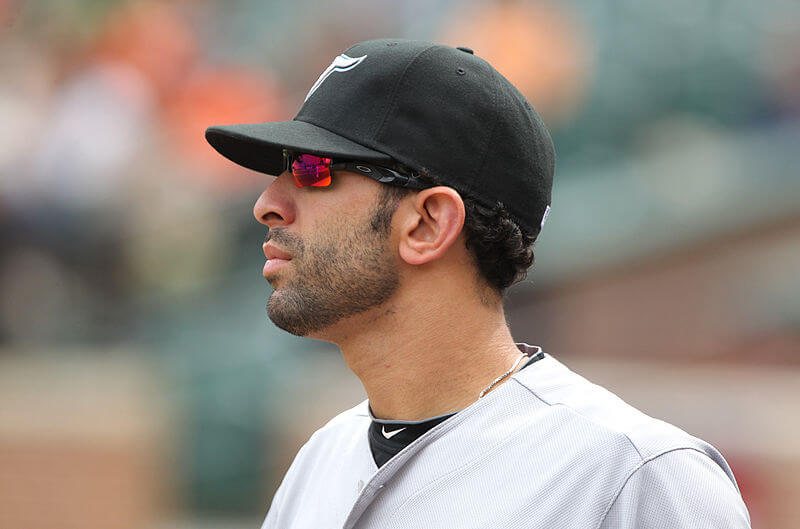 Jose Bautista during his time with the Blue Jays.