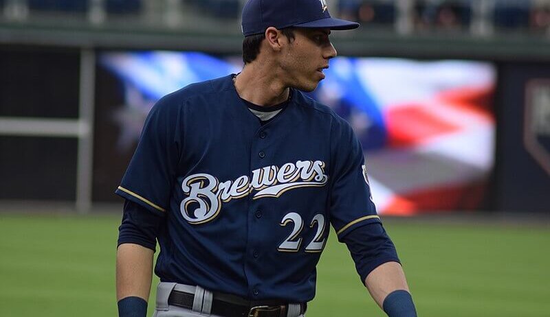 Brewers OF Christian Yelich.
