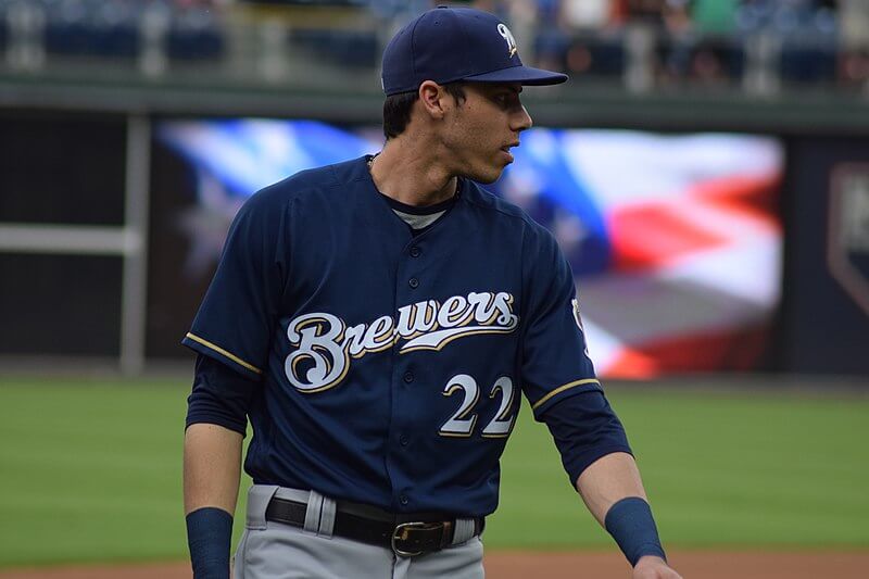 Brewers OF Christian Yelich.