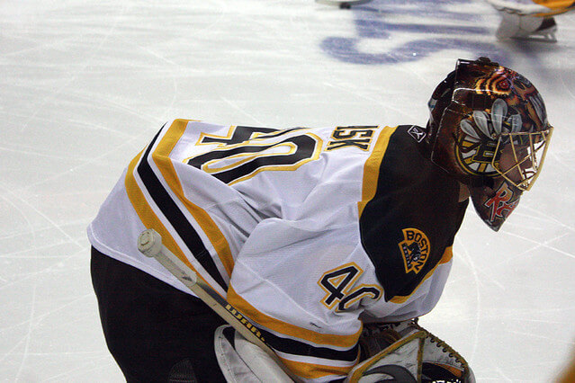 Boston Bruins goalie Tuukka Rask