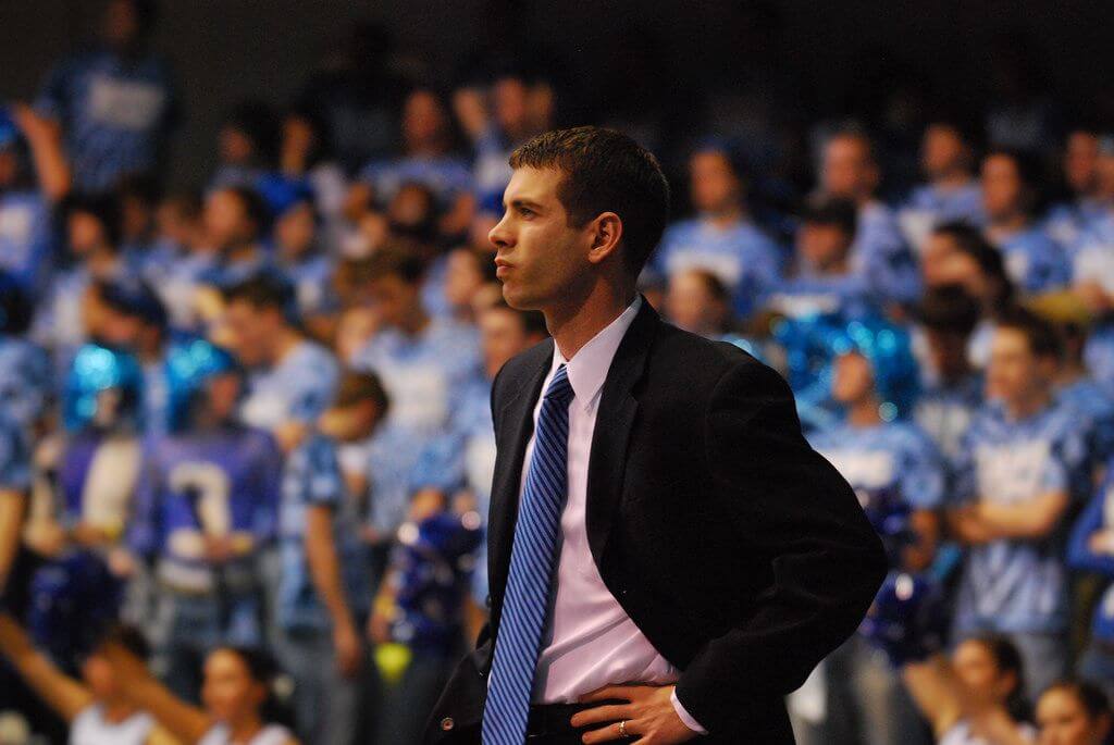 Brad Stevens coaching Butler