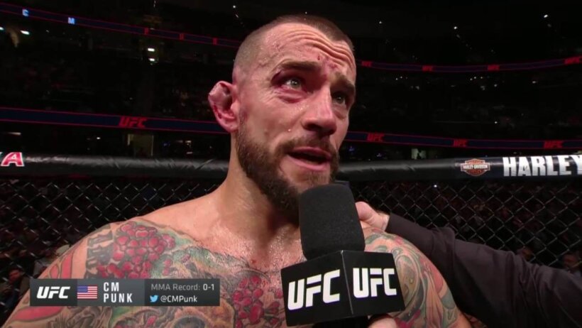 Phil "CM Punk" Brooks after UFC 201