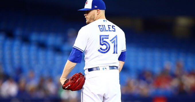 Jays pitcher Ken Giles
