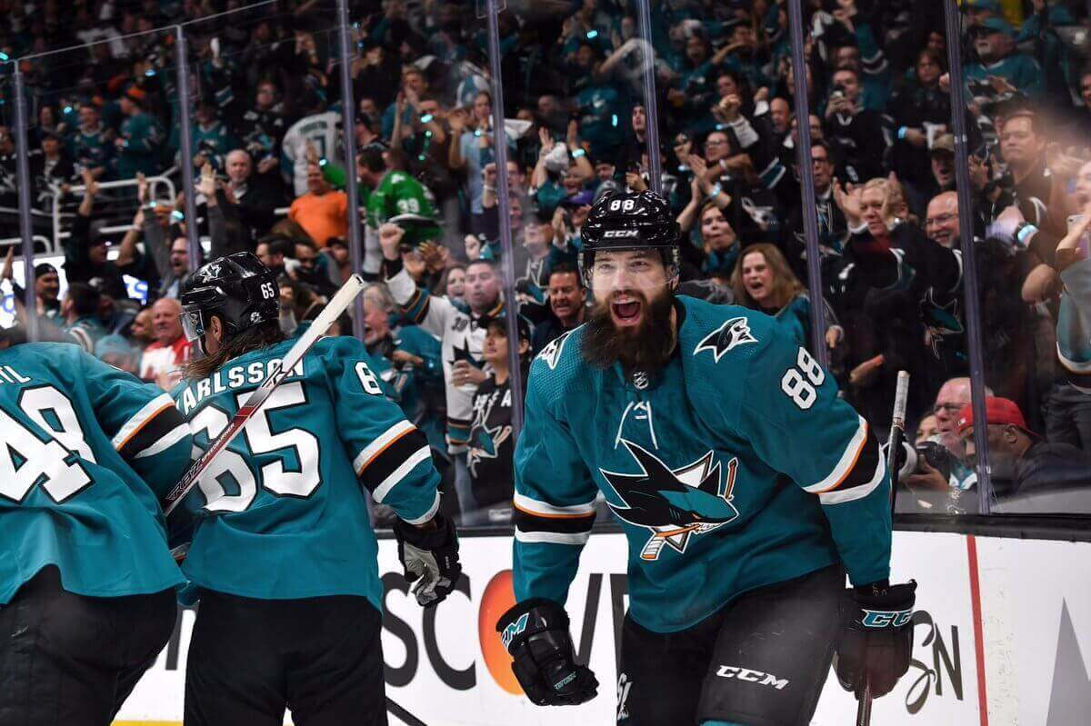 San Jose players celebrating a goal.