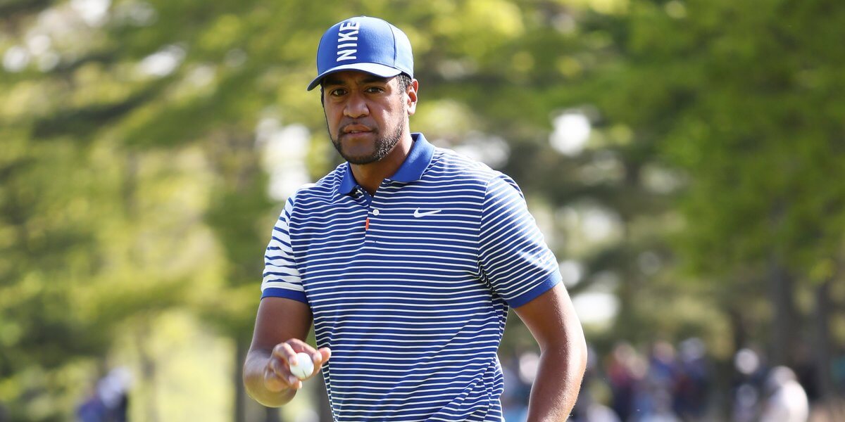 Tony Finau at PGA Tour Charles Schwab Challenge