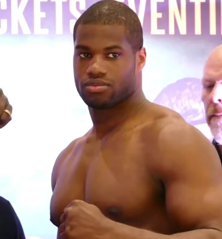 Daniel Dubois posing for a photo