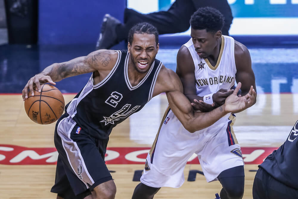 Kawhi Leonard of the San Antonio Spurs