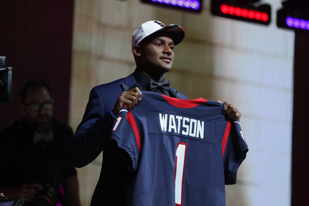 DeShaun Watson at the draft