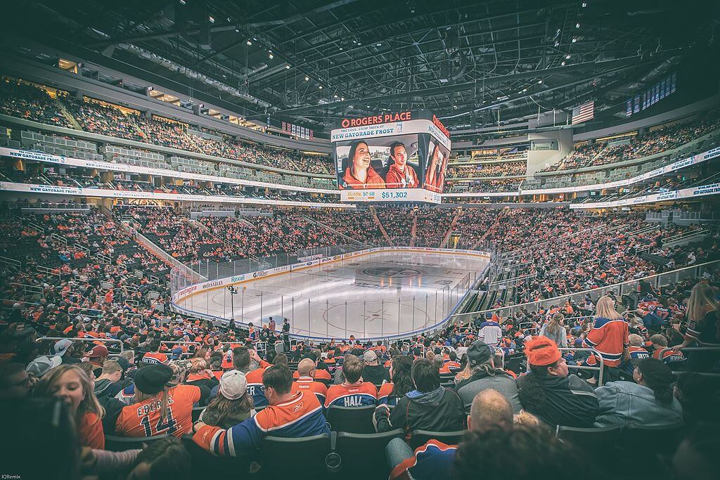 Edmonton Oilers Rogers Place arena