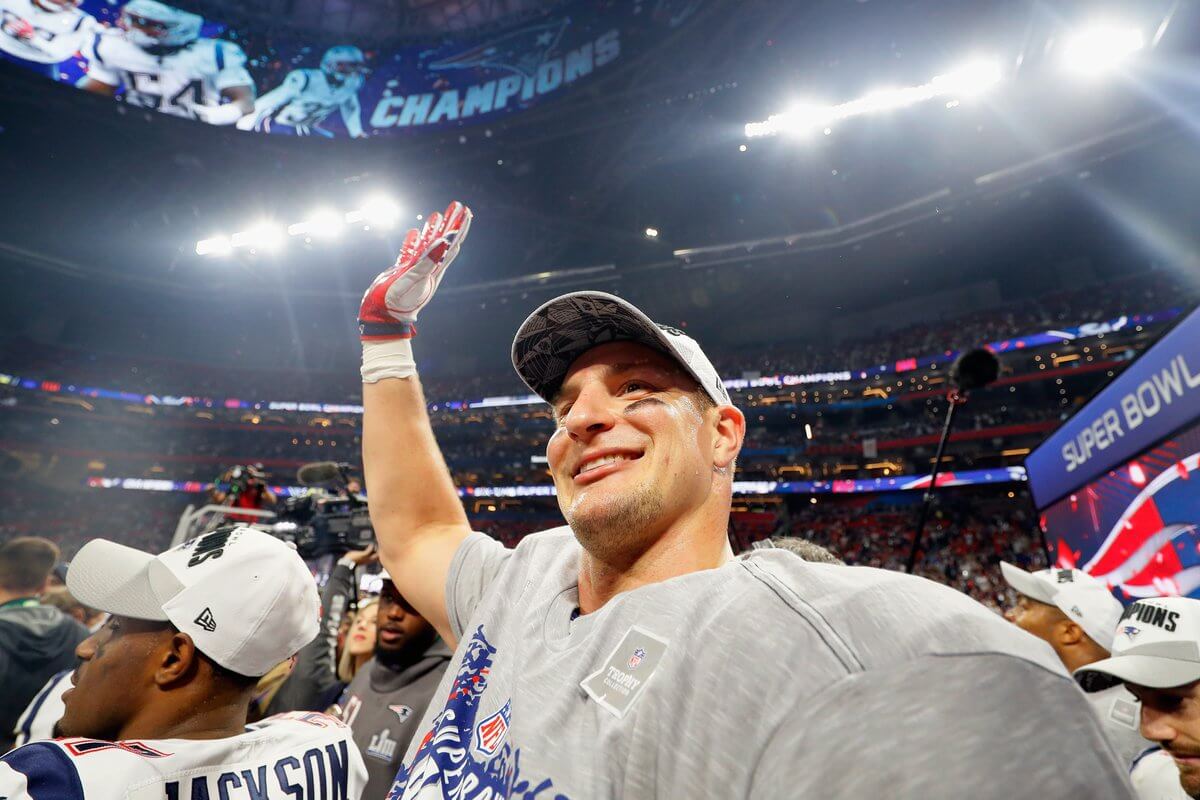 Patriots tight end Rob Gronkowski