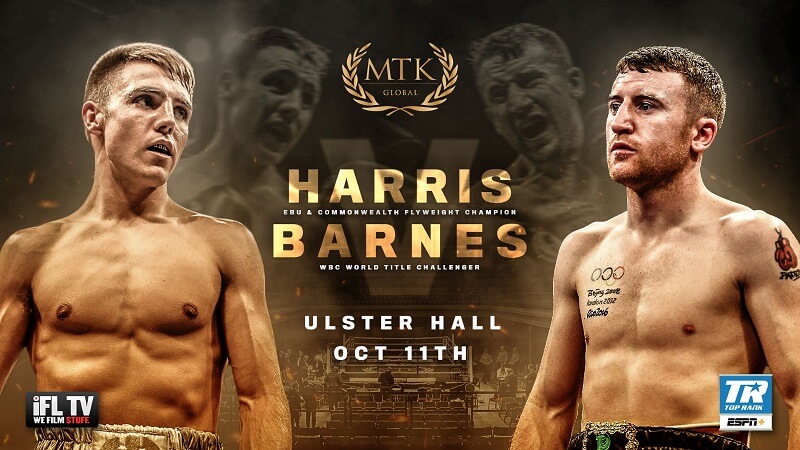 Harris vs Barnes promotional poster