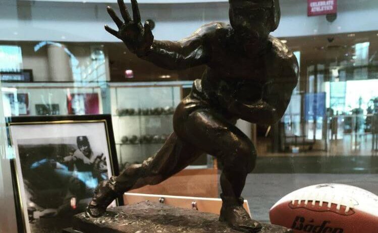 Jay Berwanger's 1935 Heisman Trophy.