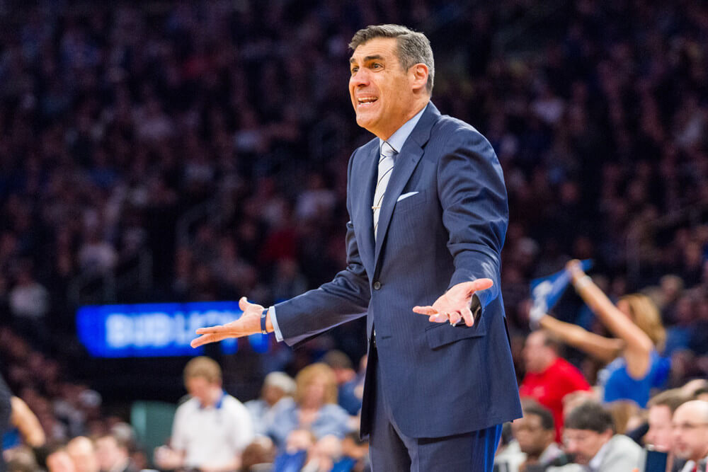 Villanova basketball coach Jay Wright