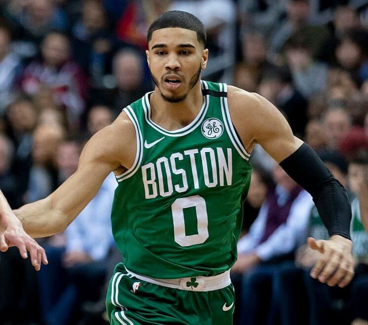 Jayson Tatum of the Celtics