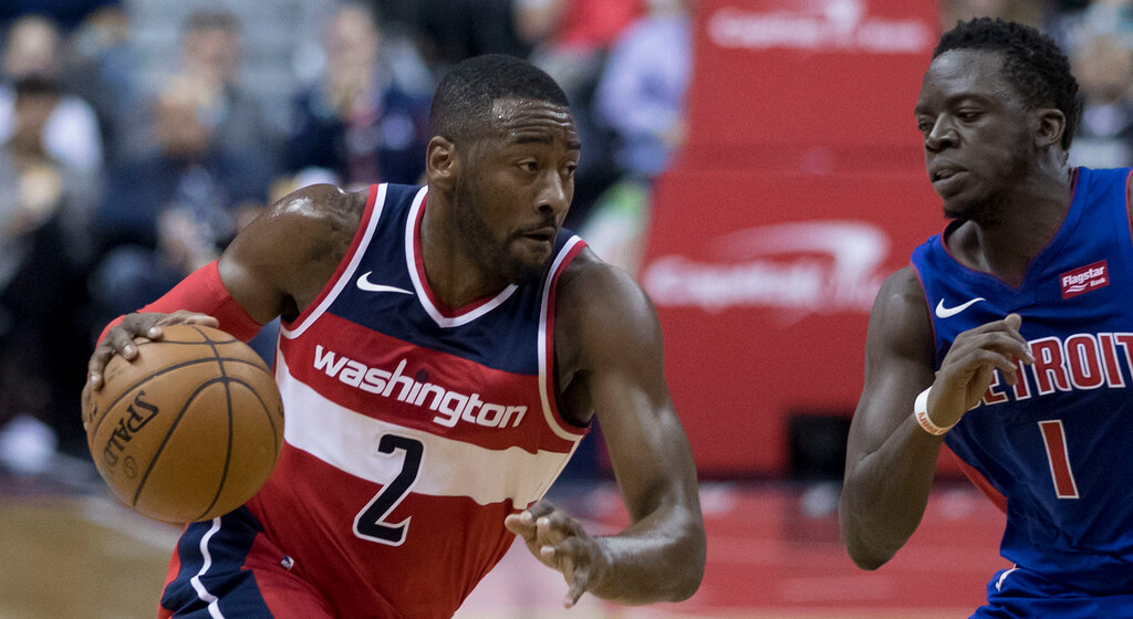 John Wall with the Washington Wizards