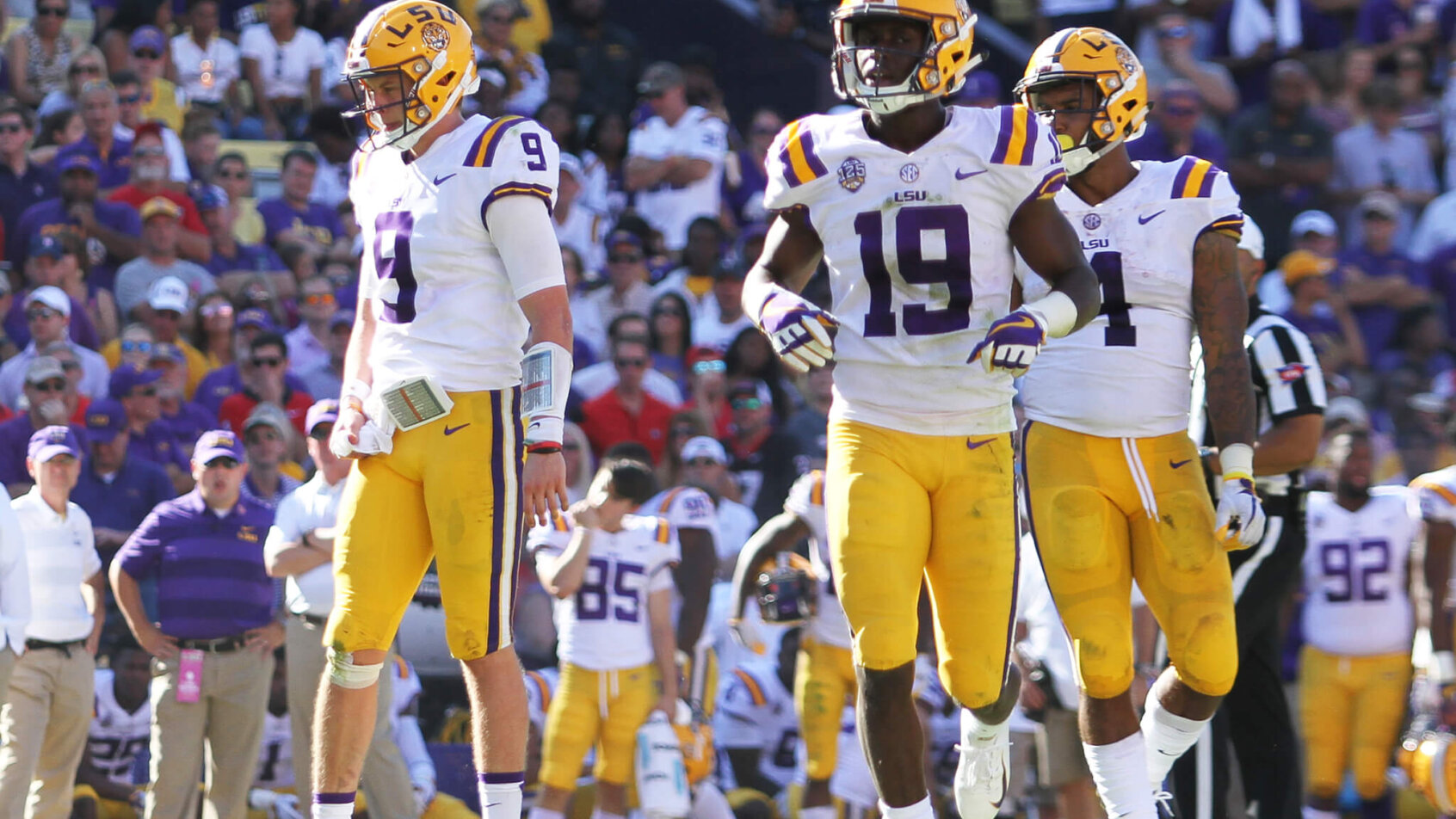 Joe Burrow and the LSU Tigers football team