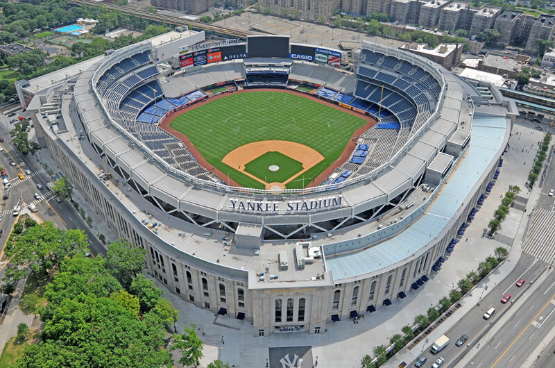 Yankee Stadium aerial view