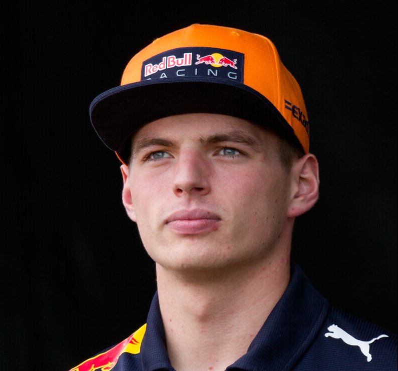 Closeup photo of Red Bull's Max Verstappen
