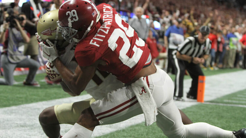Alabama Crimson Tide defensive back Minkah Fitzpatrick