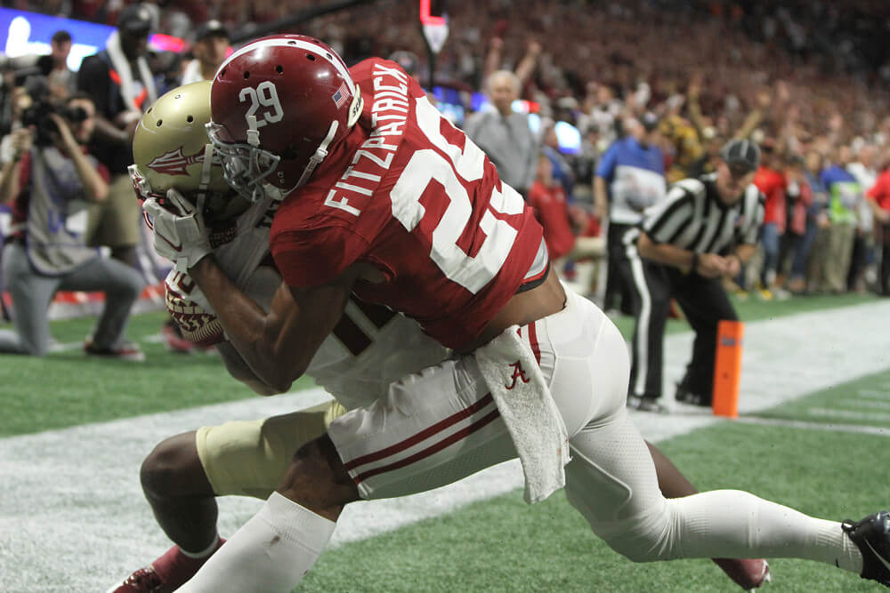 Alabama Crimson Tide defensive back Minkah Fitzpatrick