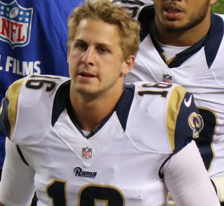 Jared Goff losing a football game, probably