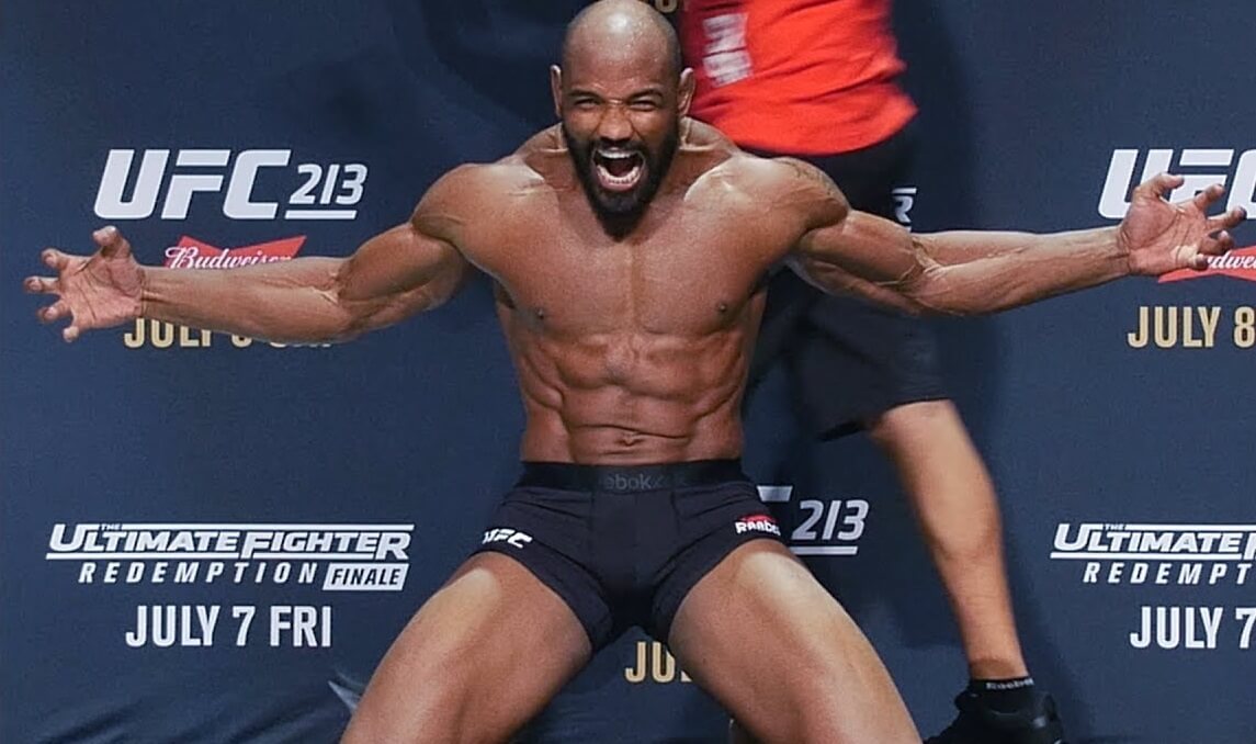 Yoel Romero at UFC 213 open workouts