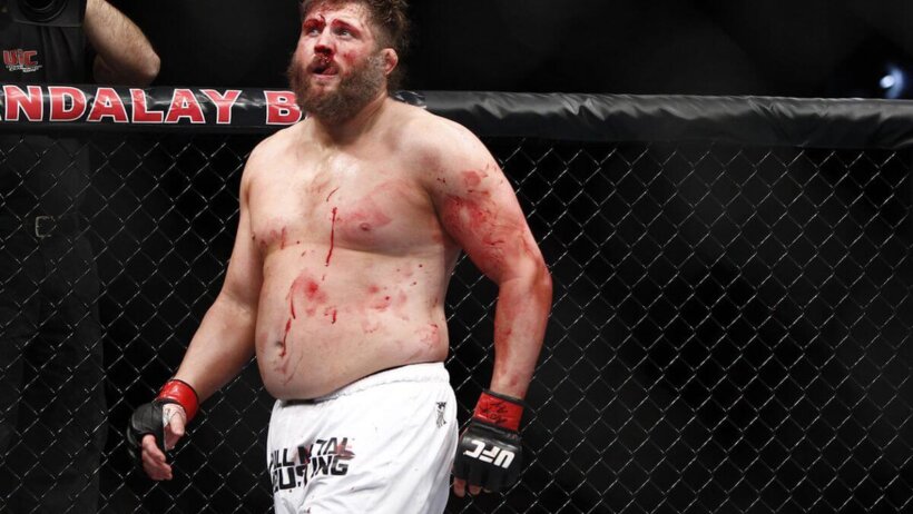 Roy Nelson after losing at UFC 143