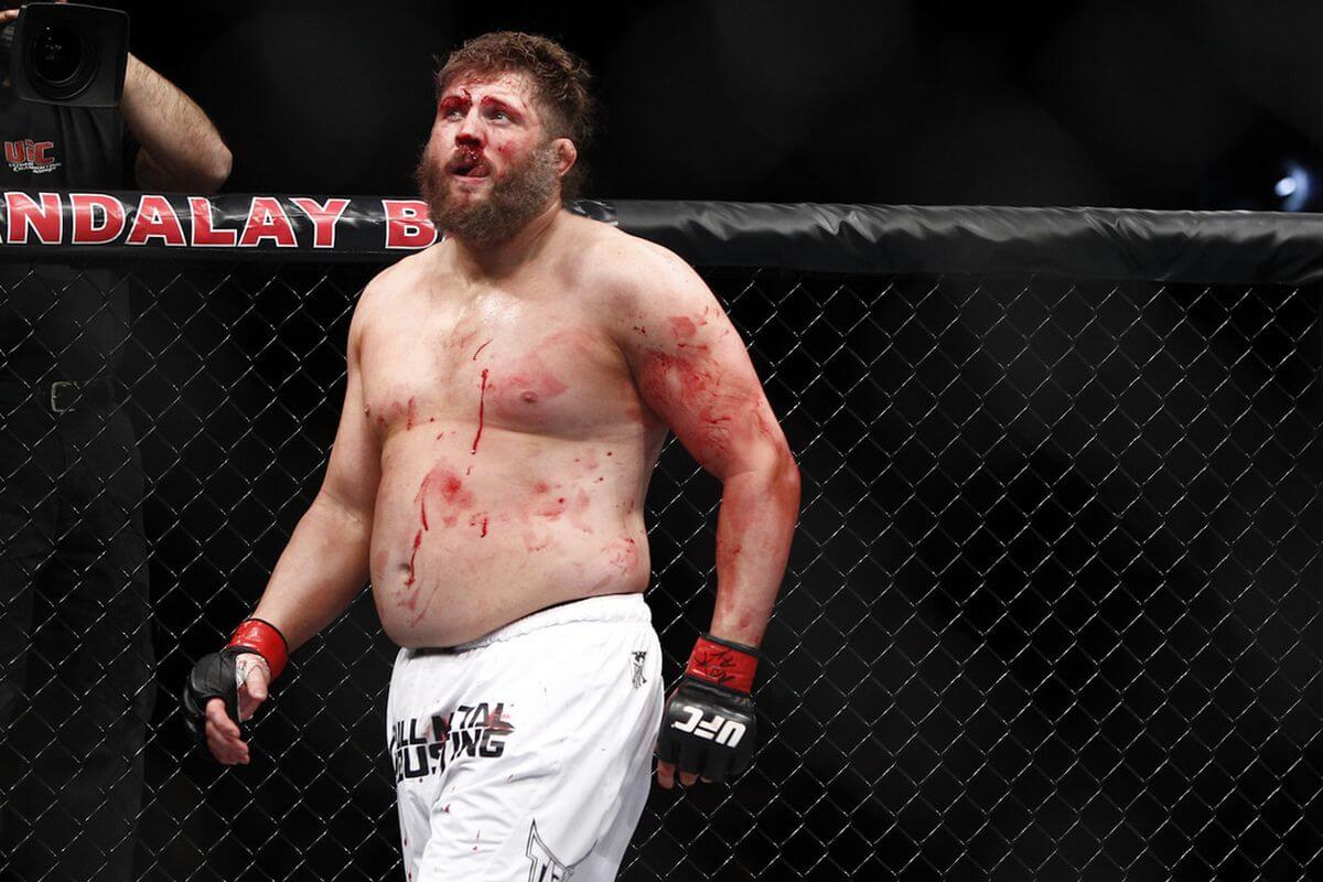 Roy Nelson after losing at UFC 143