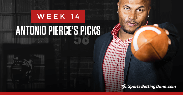 Antonio Pierce's Week 14 against the spread picks are in.