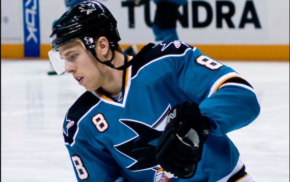 Sharks center Joe Pavelski.