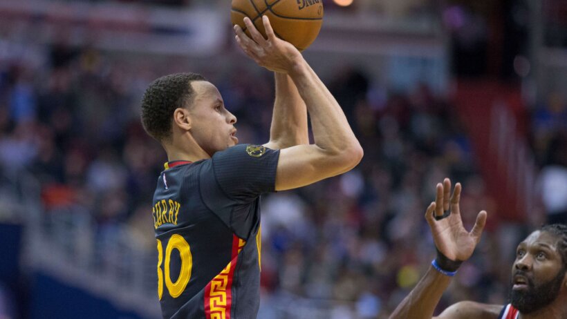 Stephen Curry of the Golden State Warriors