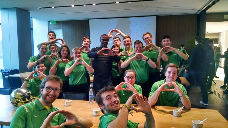 Taggart with the Ducks