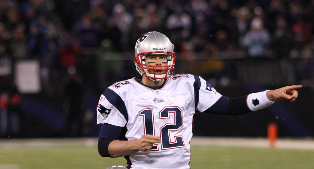 Tom Brady pre-snap