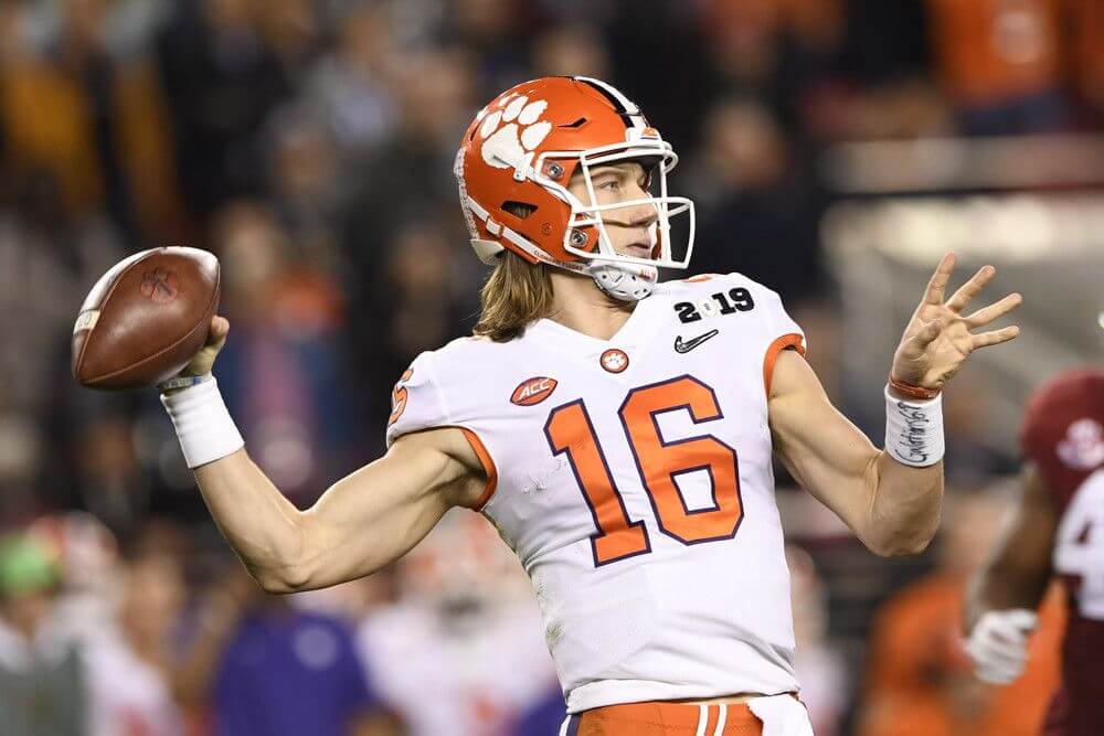 Clemson Tigers quarterback Trevor Lawrence