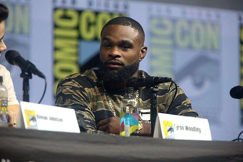 Tyron Woodley at a press event